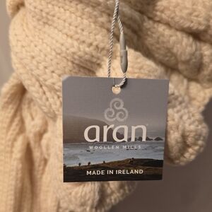 Elegant Cream Knit Scarf